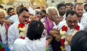 Ruckus erupts in Jogulamba Gadwal over protocol involving Congress MP and BRS MLA